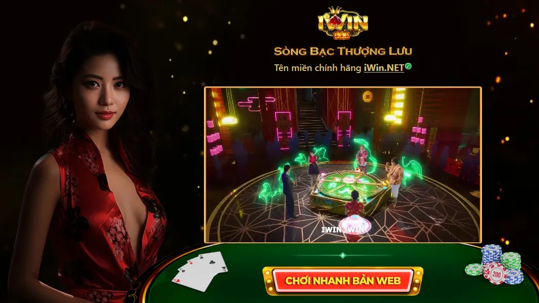 Iwin với giao diện sang trọng dễ tiếp cận